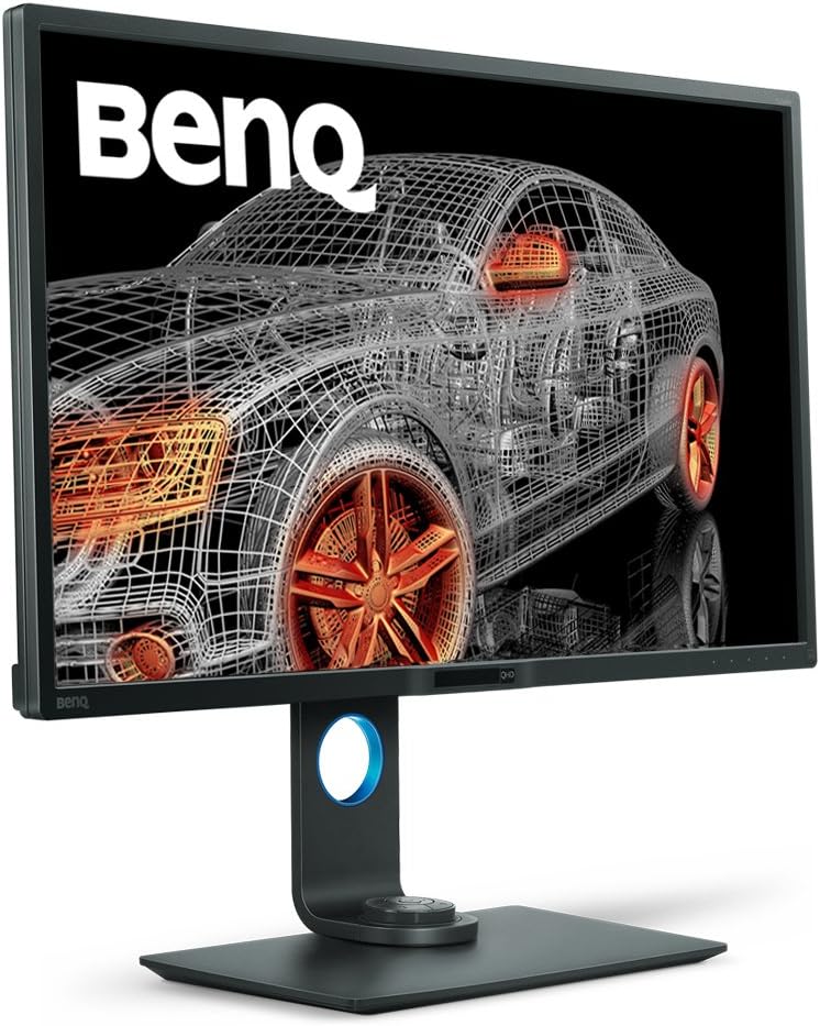 BenQ PD2705U 27 inch 4K UHD IPS Monitor USB-C, 99% sRGB and Rec.709, HDR10, Ergonomic Design, Eye-Care, Built-in Speakers