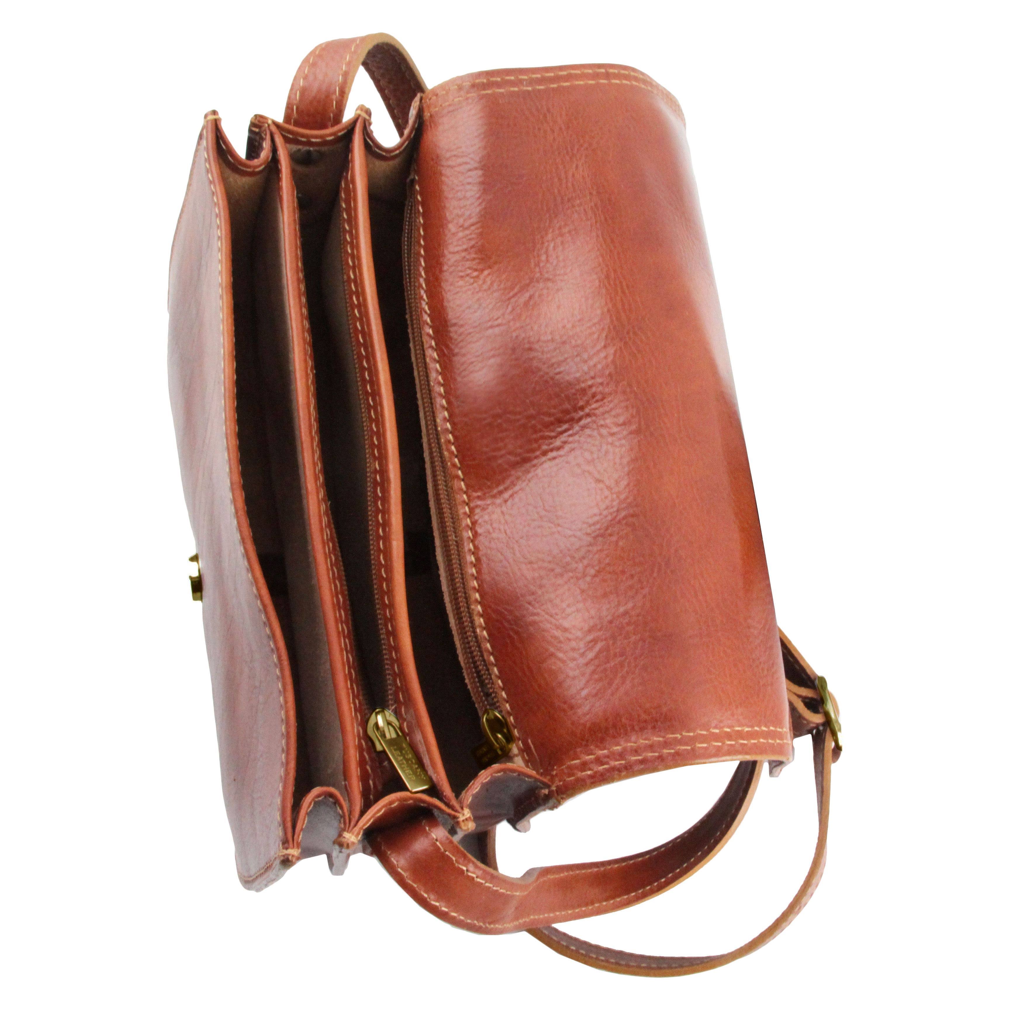 Isabella - Lady Leather Bag - Brown