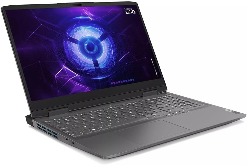 Lenovo LOQ 15.6" Full HD 144Hz Gaming Laptop Intel Core i5-12450H 8GB RAM 512GB SSD NVIDIA GeForce RTX 3050 6GB Storm Gray