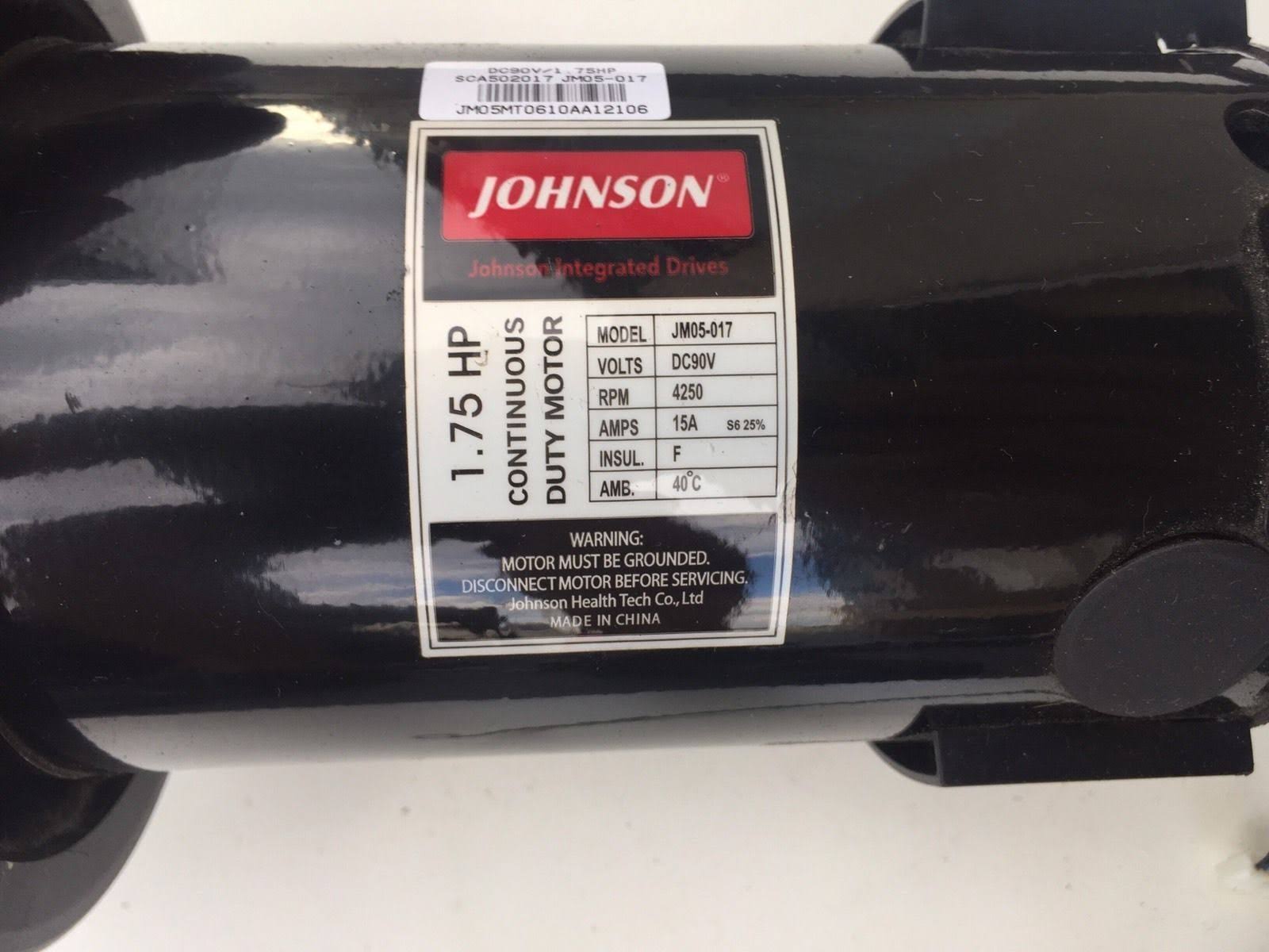 Johnson Health Techn DC Drive Motor Johnson 016172Z JM05017 Works with Horizon Fitness Treadmill Digital Hz Series