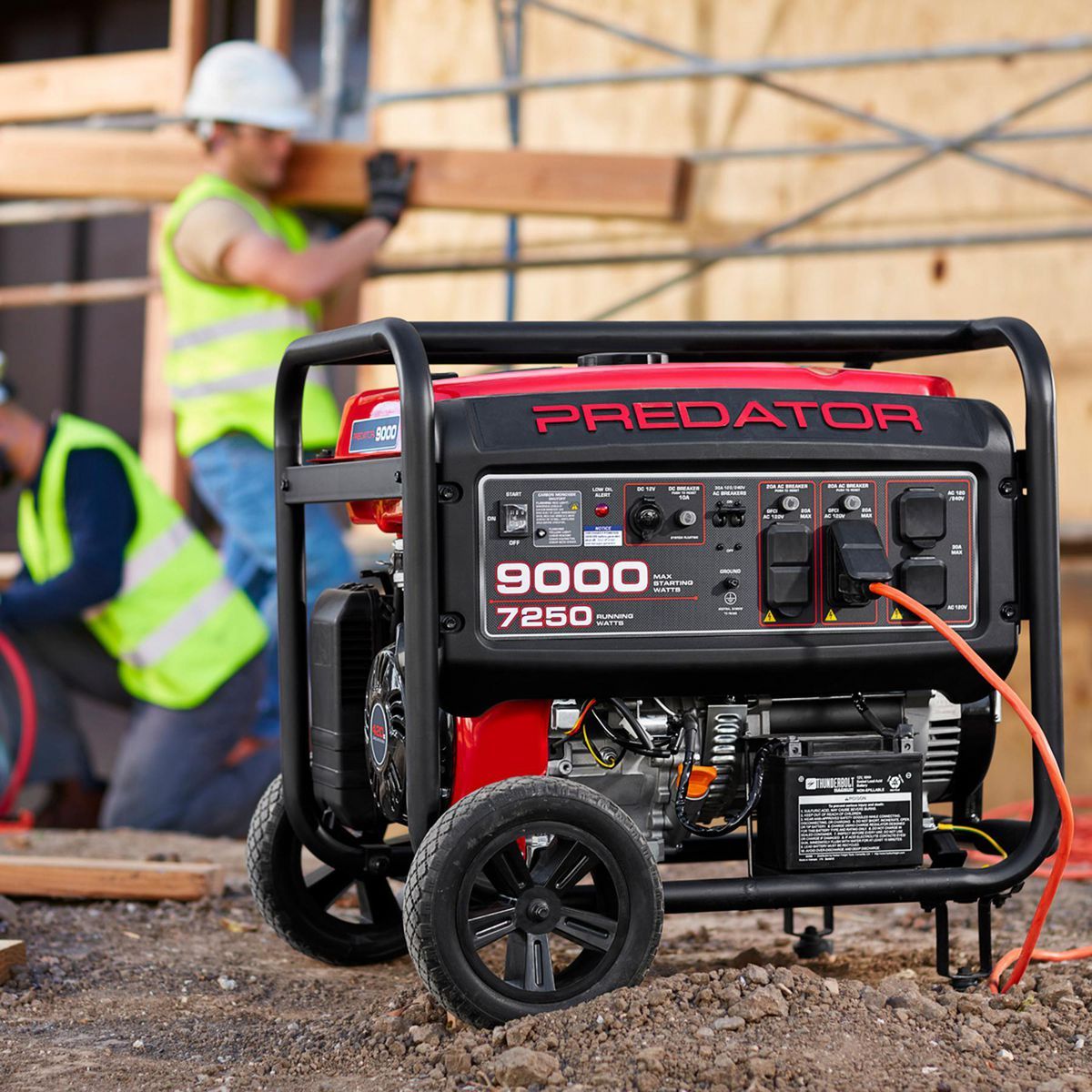 PREDATOR 9000 Watt Gas-Powered Portable Generator with CO SECURE Technology, EPA