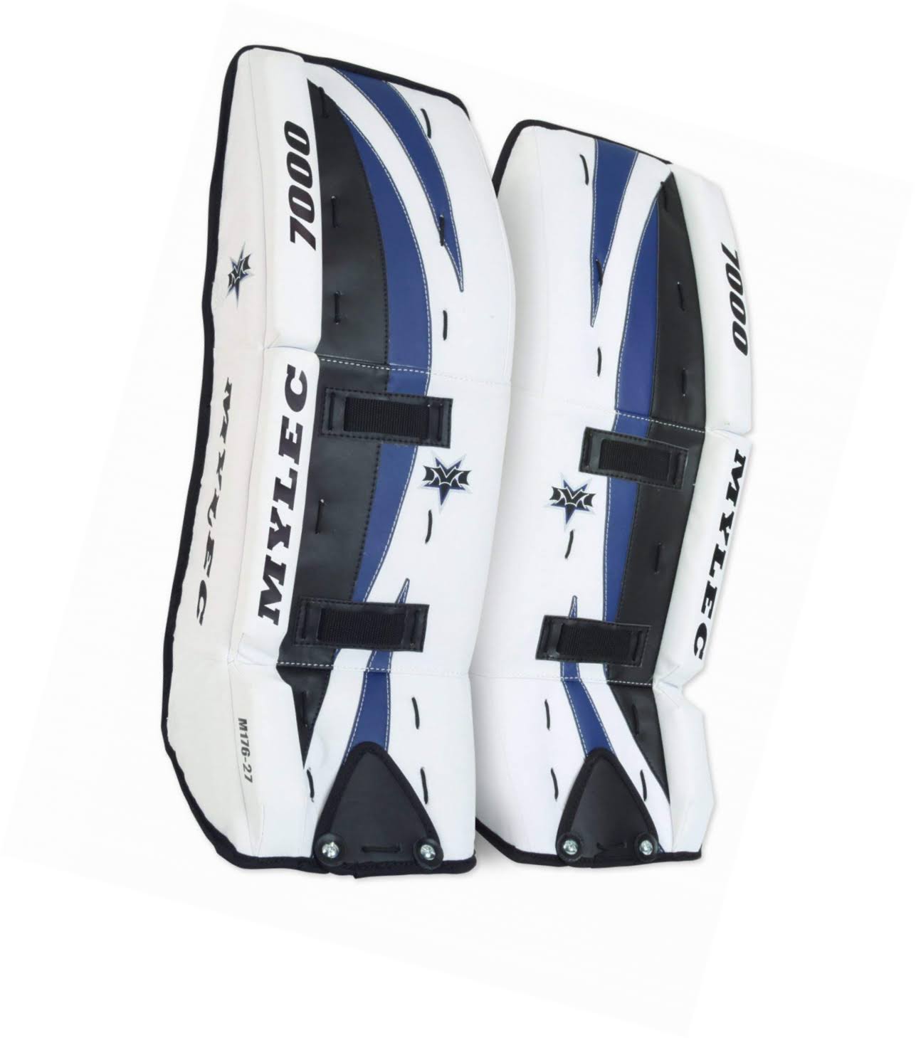 Mylec Ultra-Lite 7000 Goal Pads (White, 32-Inch )
