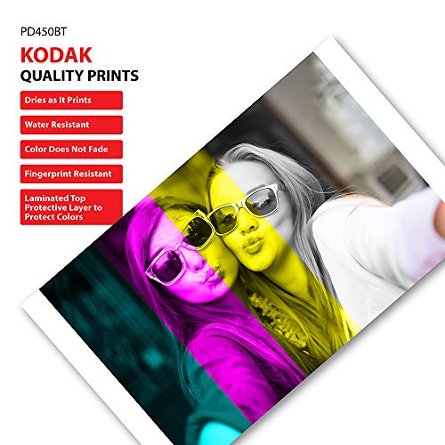 Kodak Dock Premium 4x6” Portable Instant Photo Printer, Bluetooth Edition | Full Color Photos, 4Pass & Lamination Process | Compatible with iOS, Android,Devices (2021 Edition)