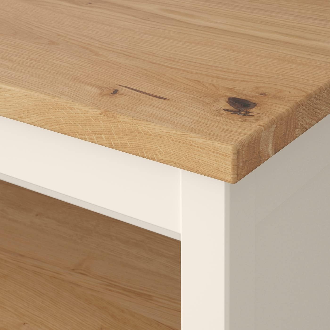 Ikea Tornviken Kitchen Island Off-White Oak 49 5/8x30 3/8 403.916.57