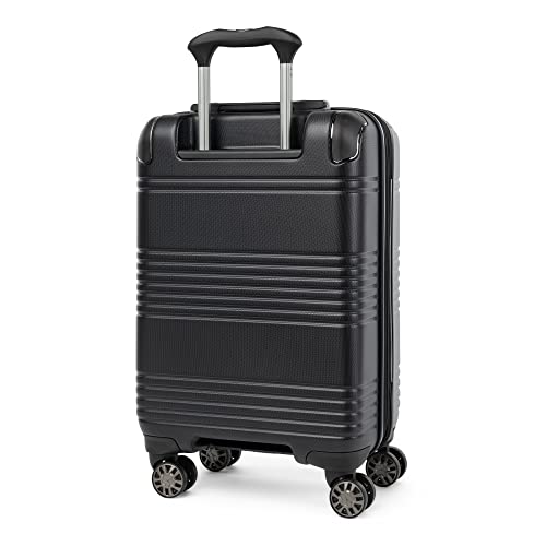 Travelpro Roundtrip Hardside Expandable Luggage, TSA Lock, 8 Spinner Wheels, Hard Shell Polycarbonate Suitcase, Silver, 2-Piece Set (21/25)