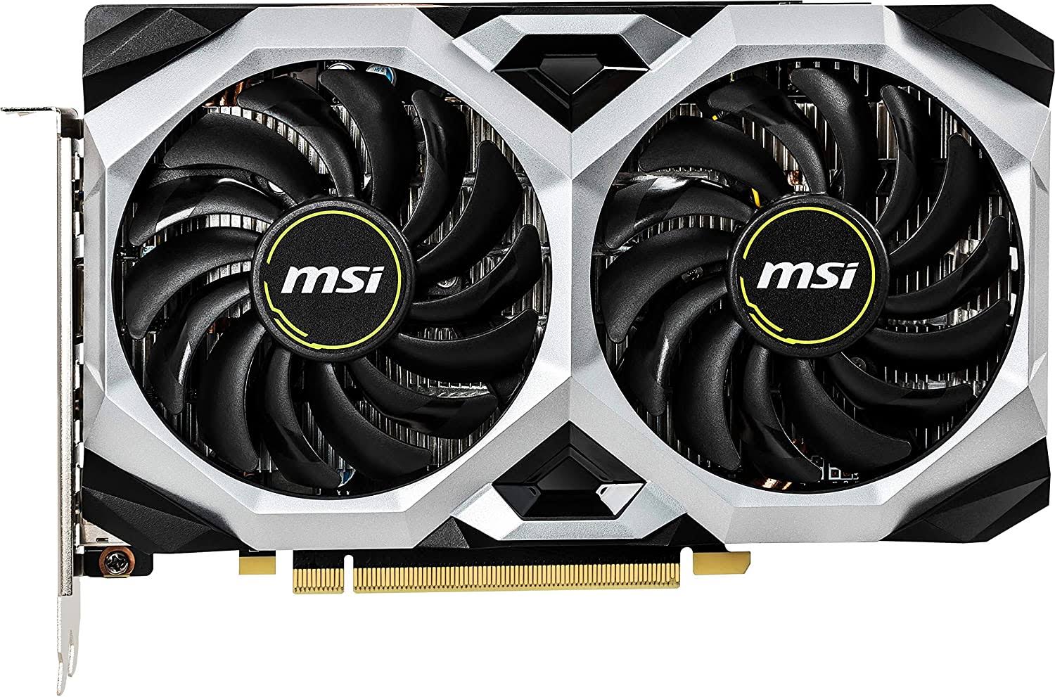 MSI GTX 1660 Ti Ventus Xs 6g OC 6GB GDDR6 PCIe 3.0 x16 Gaming Graphics Card