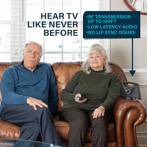 SEREONIC PRO Soundbox: Top-Grade Wireless TV Speakers, Bluetooth Speaker TV Excellence, Optimal TV Speaker, Prime Wireless Speakers for TV, Enhancing Speakers for TV Sound for Elderly