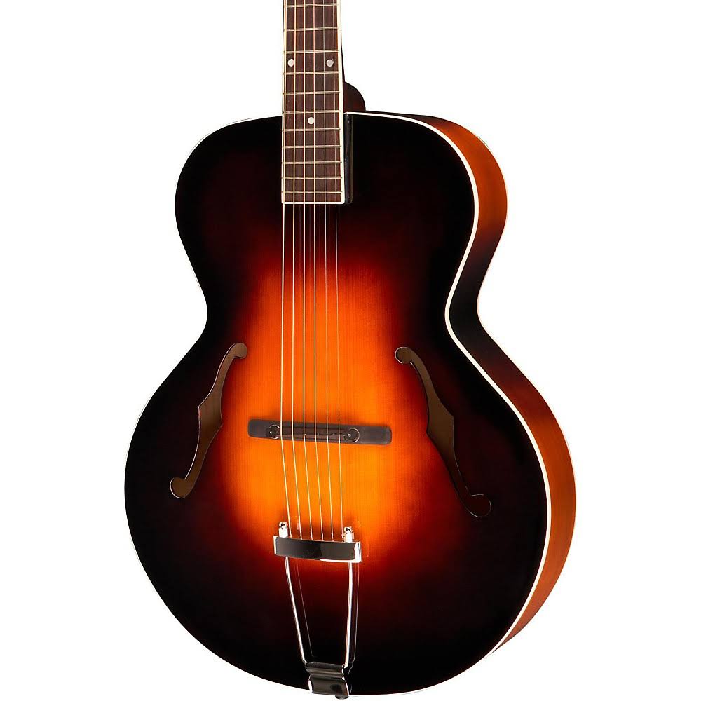 The Loar LH-300 Hand-Carved Archtop Acoustic Guitar, Vintage Sunburst