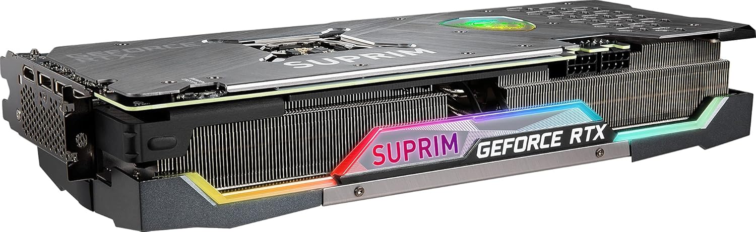 MSI Gaming GeForce RTX 3070 Ti 8GB GDRR6X 256-Bit HDMI/DP Nvlink Torx Fan 4 RGB Ampere Architecture Graphics Card (RTX 3070 Ti Suprim X 8G)