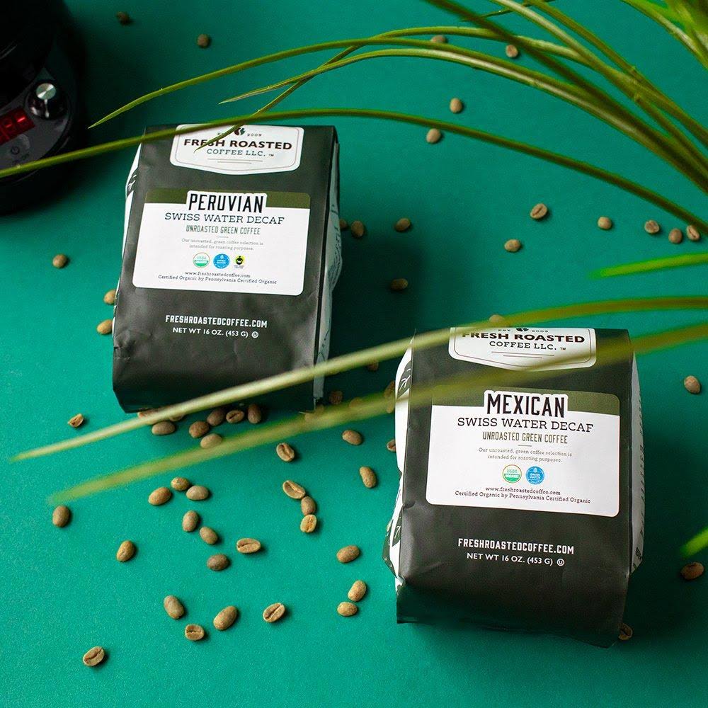 Unroasted Organic Swiss Water Decaf Mexican Coffee Beans