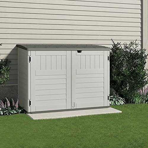 Suncast Bms4700 The Stow-Away Horizontal Storage Shed, 70-cubic Feet