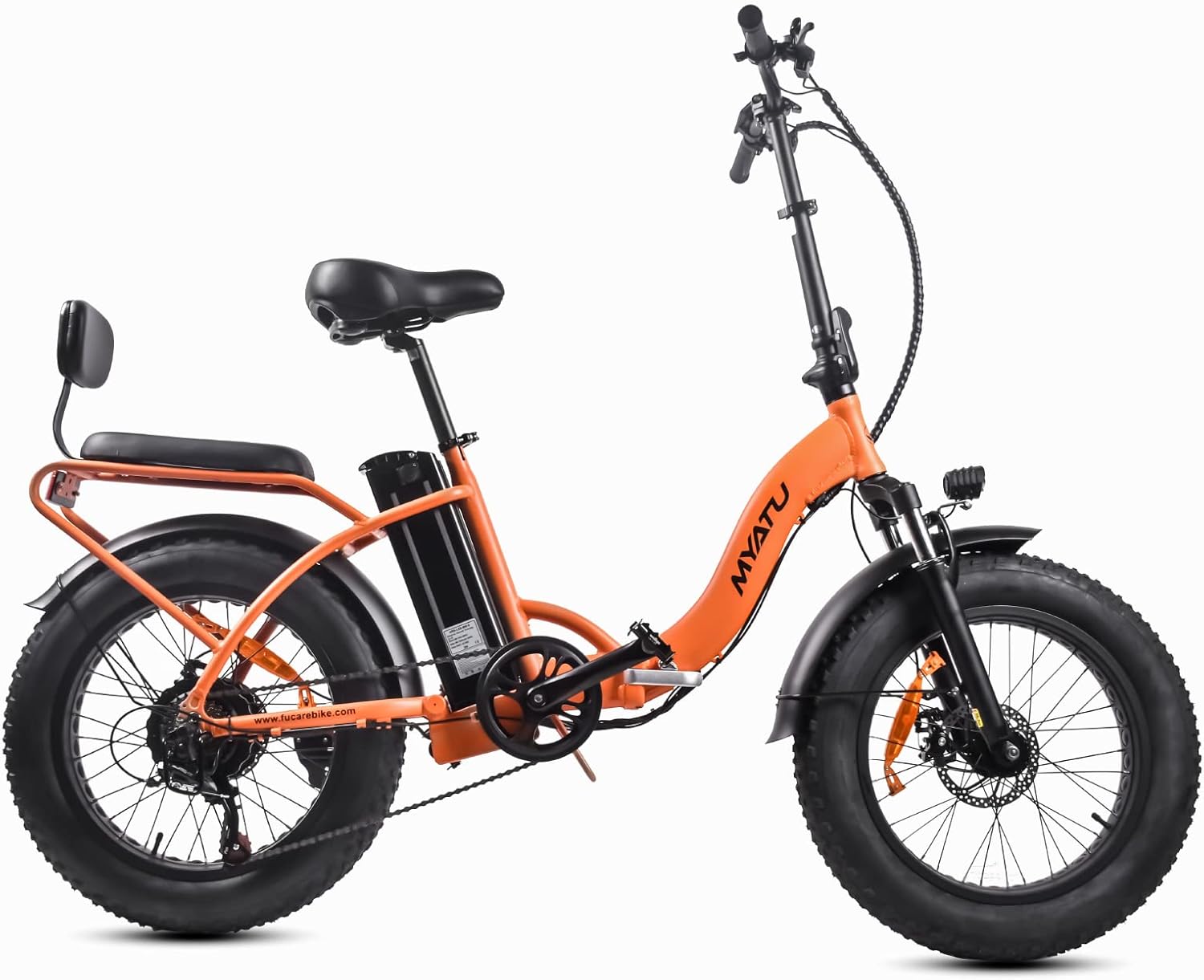 Folding Ebike for Adults 28Mph 20" 4.0 Fat Tire Shimano 7 Speed Lithium Battery Mountain Electric Bicycle Commuter Beach Snow Bike