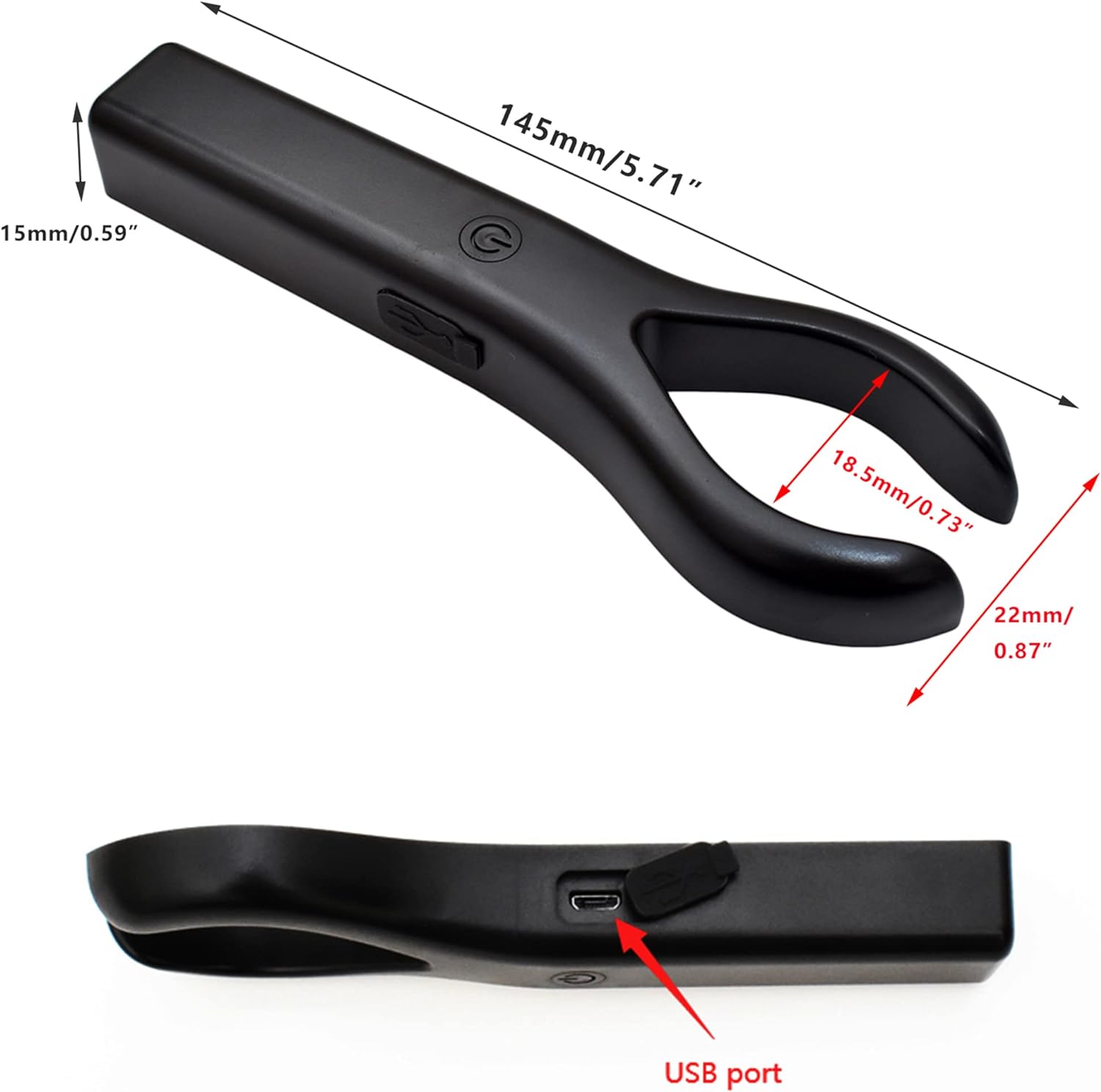 USB Rechargeable Infrared Vein Viewer Transilluminator, Vein Finder Light, iv Access Detector, Portable Vein Finder, Handheld Vein Detector, Gift for Elder Pack of 2