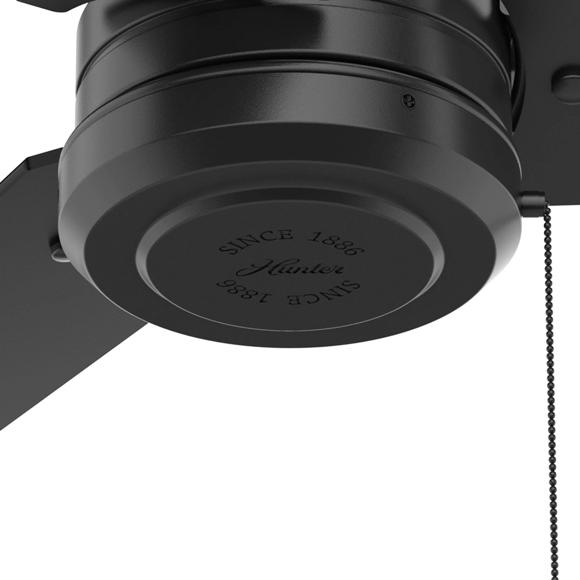 Hunter 50262 Cassius 44x22 Outdoor Ceiling Fan, Fresh White