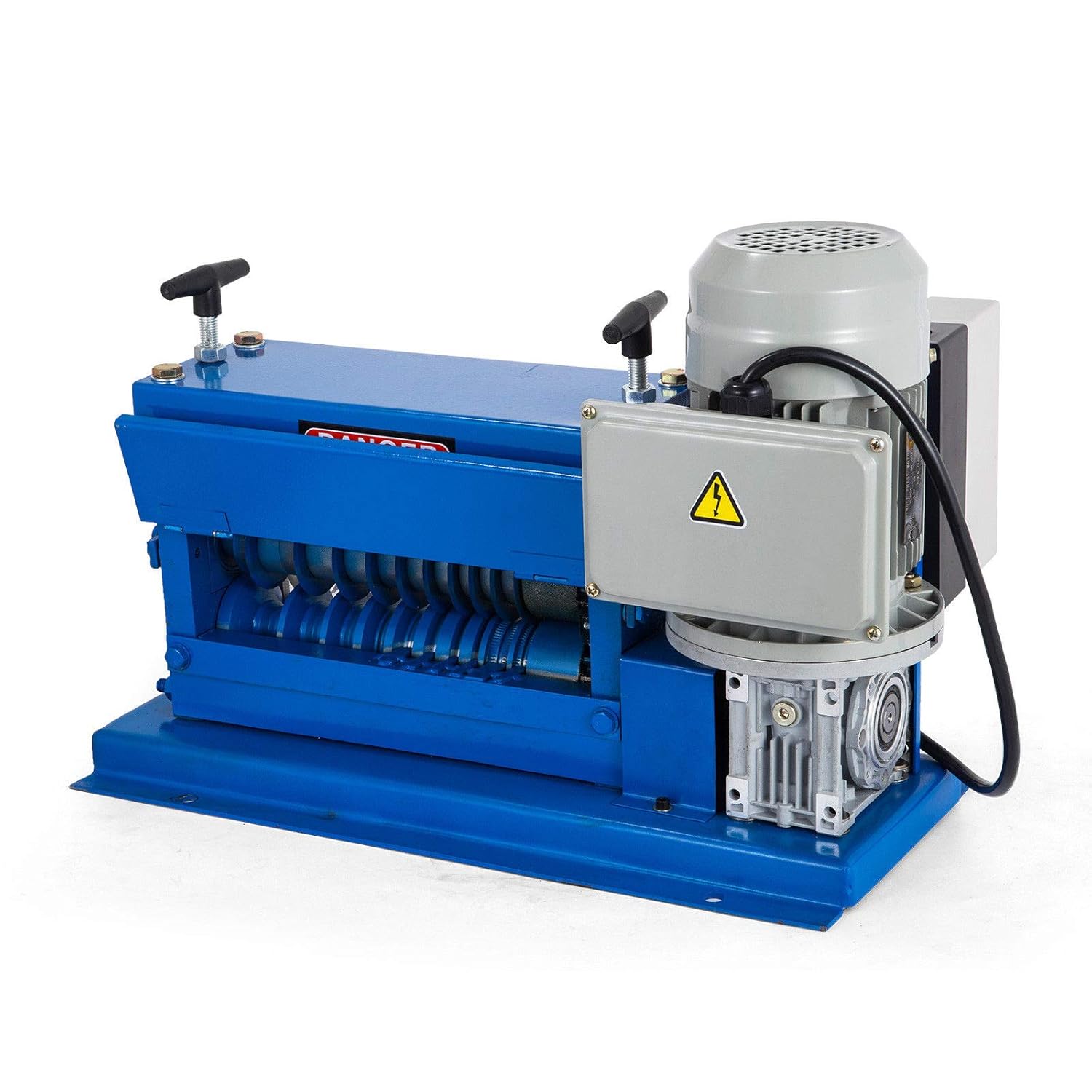 Happybuy Cable Wire Stripping Machine 0.06 inch -1.5 inch,Portable Powered Wire Stripper Machine 11 Channels 10 Blades,Automatic Wire Stripping Tool 75ft/minute,for Recycling Copper Wire