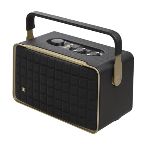 JBL Authentics 200 - Wireless Home Speaker, Built in Wi-Fi, Bluetooth and Voice Assistants, & Authentics 300 - Wireless Home Speaker, Music Streaming Services via Built-in Wi-Fi