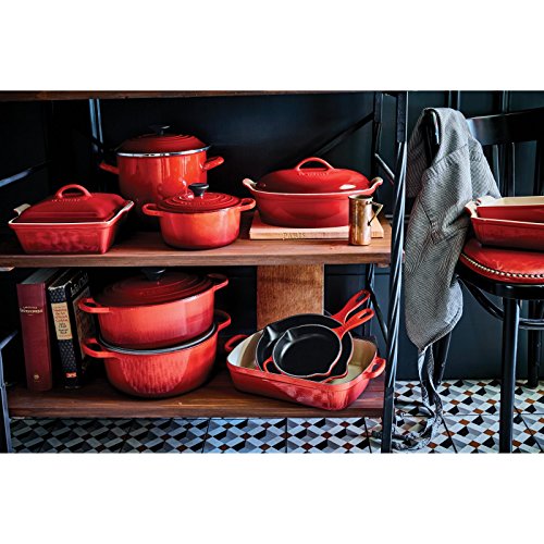 Le Creuset Enameled Cast Iron Signature Oval Dutch Oven, 5 qt. , Cerise