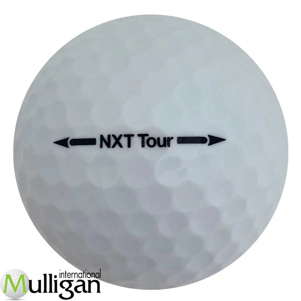 Pre-Owned 60 Nxt Tour/s 5A Recycled Golf Balls, White, by Mulligan Golf Balls - 1 BONUS PRO V1 (Good)