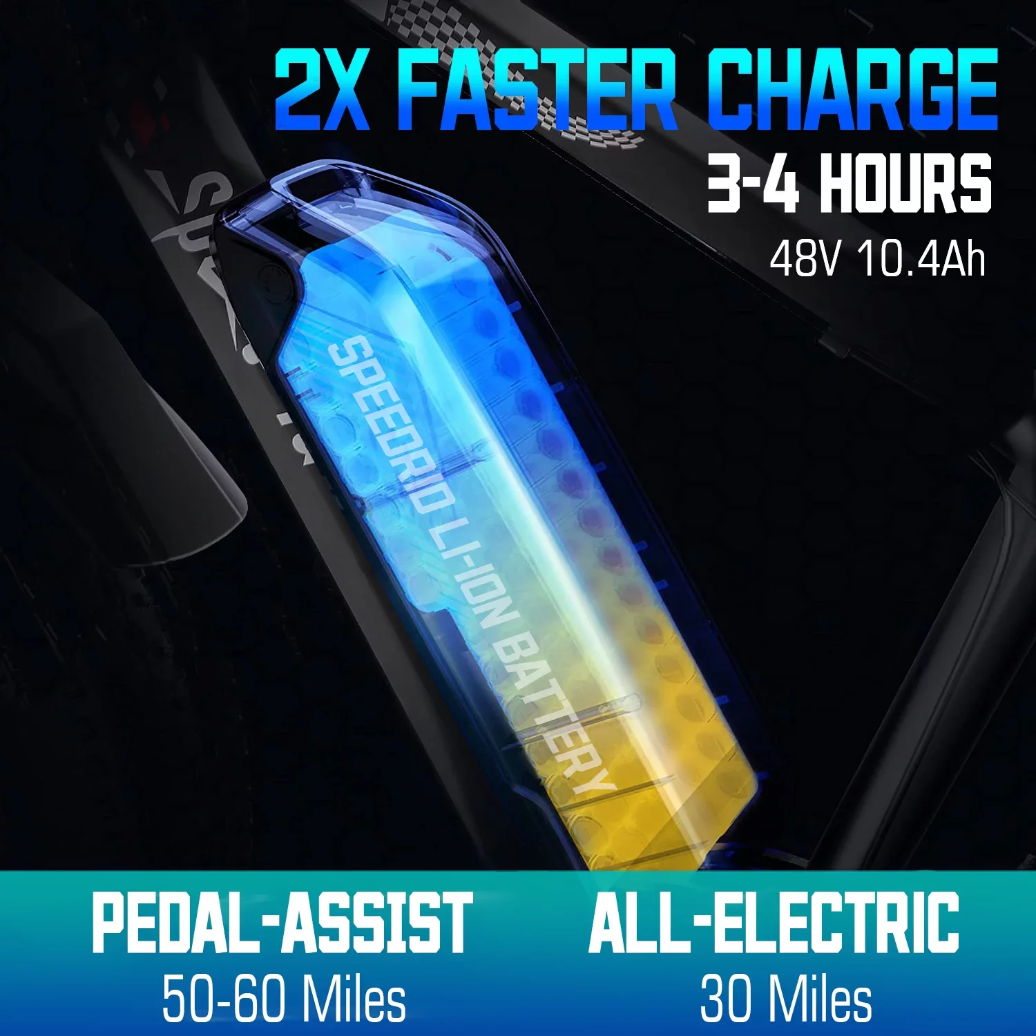 Electric Bike, 26" 4.0 Fat Tire Electric Bike for Adults 500W Adult Electric Bicycles Electric Mountain Bike with 48V 10.4Ah Battery and Lockable Suspension Fork Ebike for Mountain Beach Snow