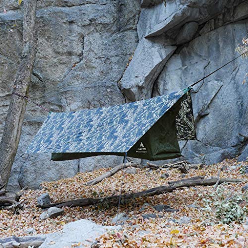 Haven Tents Lay Flat Hammock Tent - Waterproof Tent & Camping Hammock with Mosquito Net - Includes Insulated Pad and Rainfly - Haven Tent, Haven XL, Haven Safari