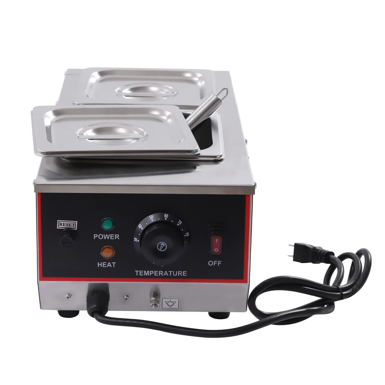 6L Chocolate Tempering Machine Electric Melting Pots Stainless Steel Food Warmer