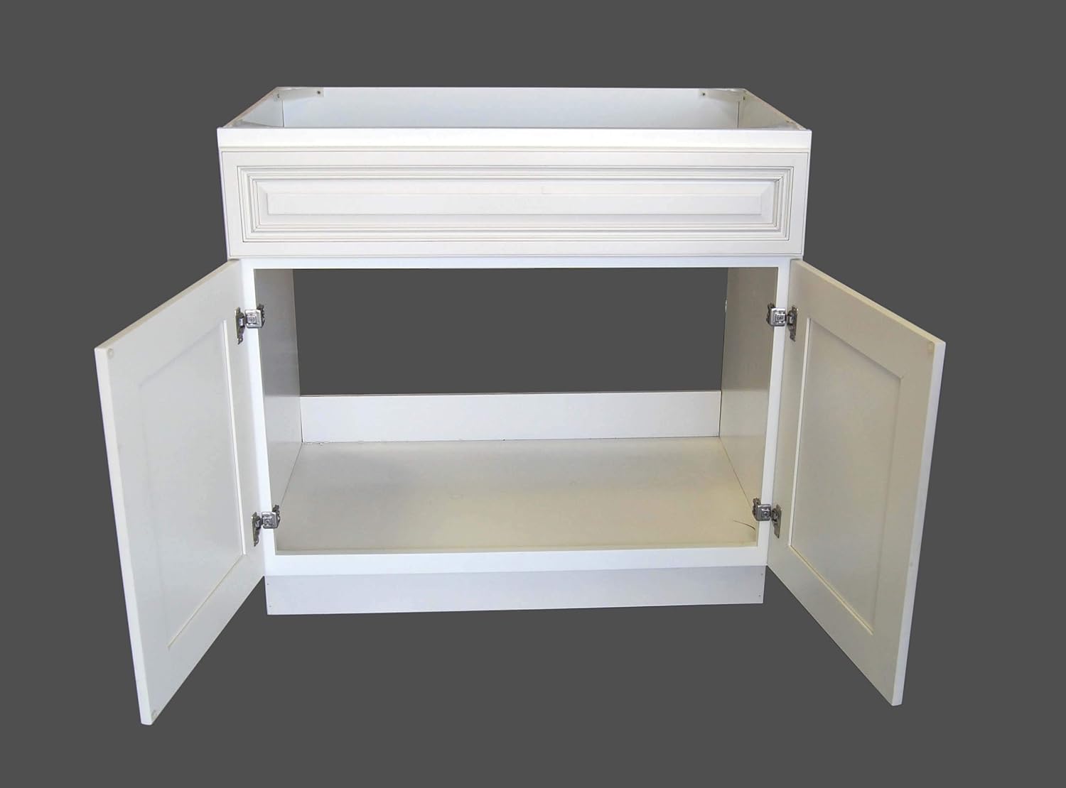 New Atique White Single-Sink Bathroom Vanity Base Cabinet 30" Wide x 21" Deep