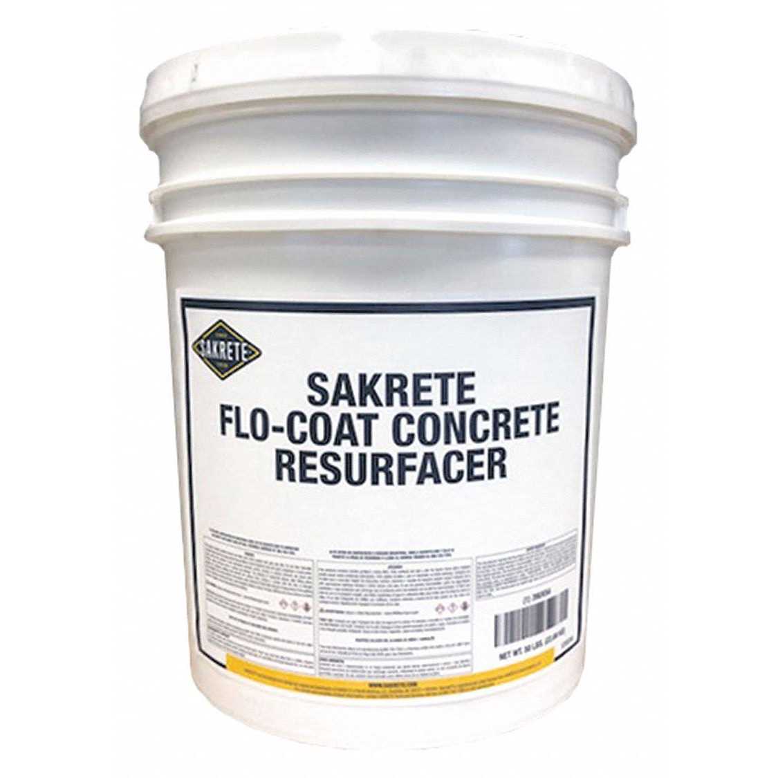 Sakrete Concrete Resurfacer,Flo-Coat,50 lb 120034
