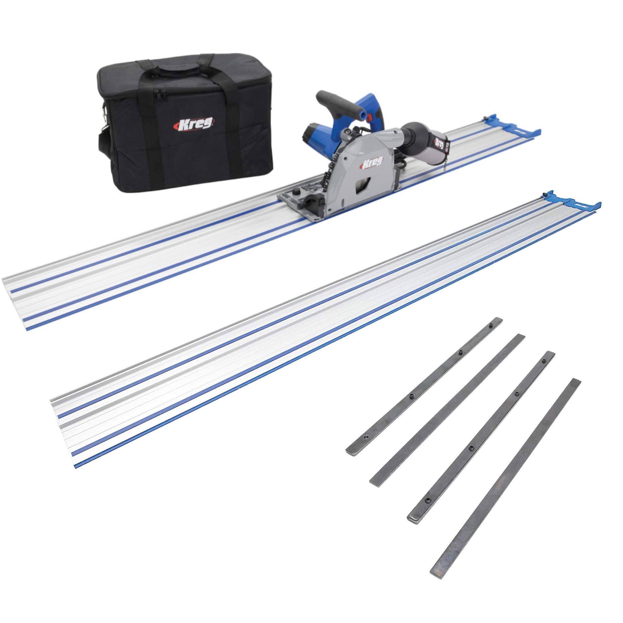Kreg ACS-SAW Adaptive Cutting System Saw Bundle with 62-Inch Guide Track and Guide Track Connectors