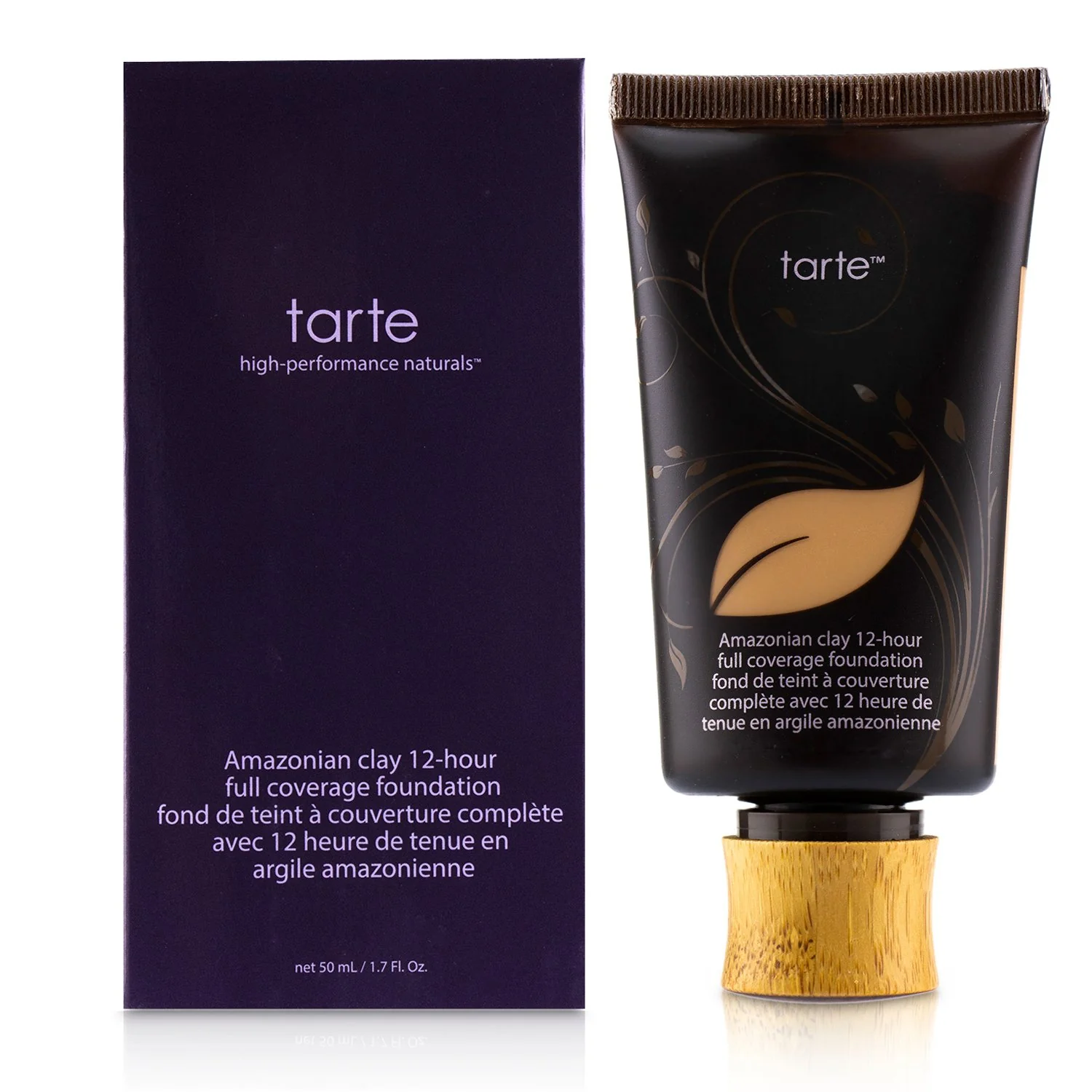 Tarte Amazonian Clay 12 Hour Full Coverage Foundation - # 42G Tan Golden  50ml/1.7oz
