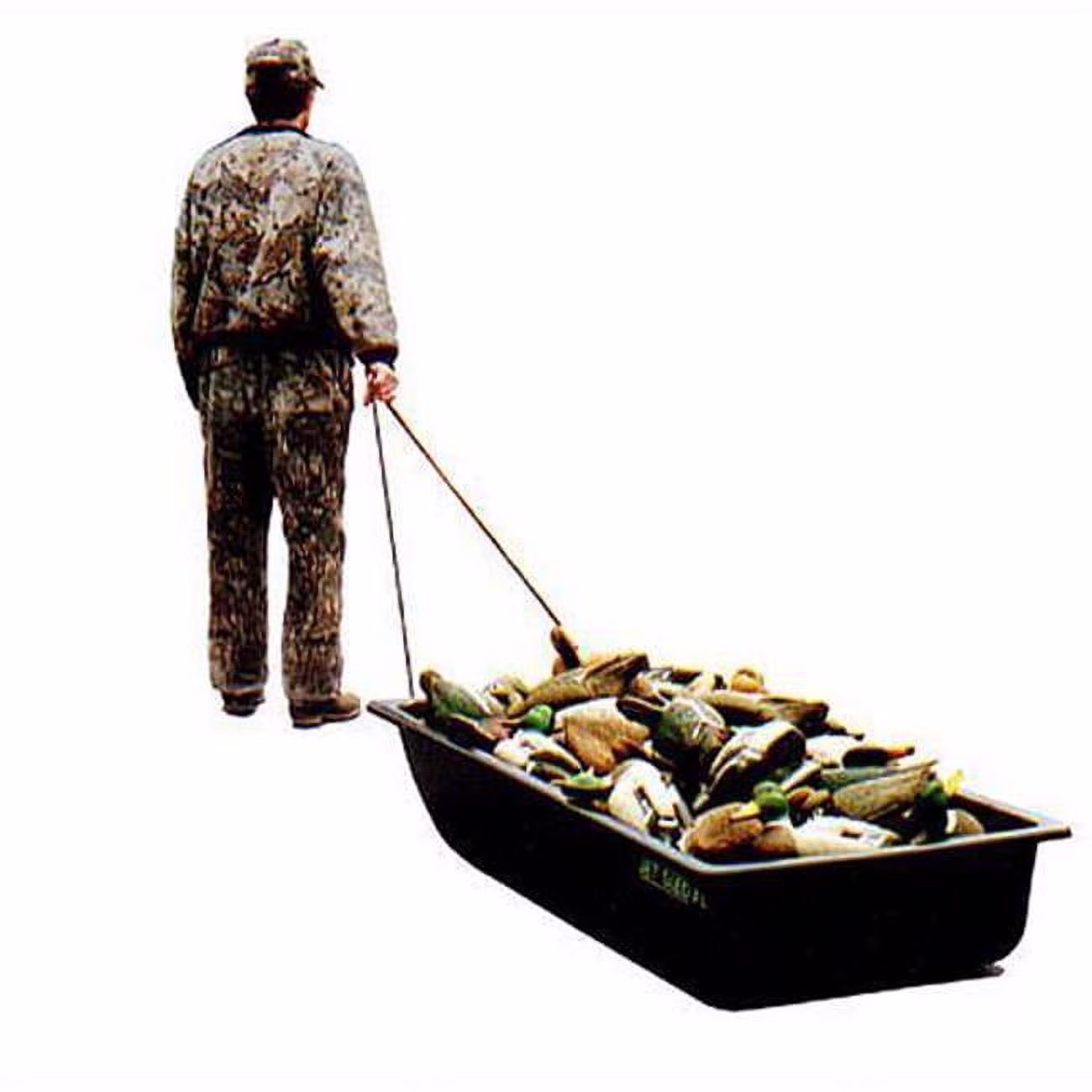 Shappell Laker 66 in. Black Poly Jet Sled - Extra Large