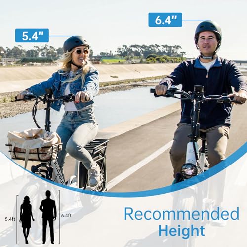 Electric Bike, Peak 1000W Motor 48V 17.5Ah Electric Bike for Adults, 28MPH 60Miles Range Commuter Electric Bicycle, CST 20"x 4.0" Electric Bicycle