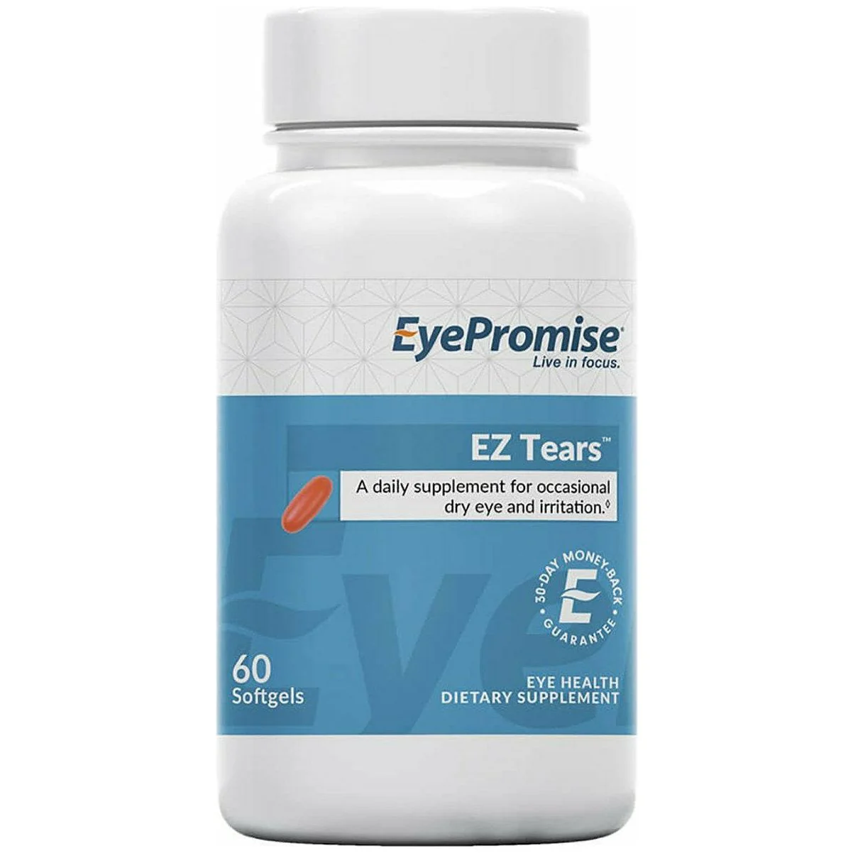 EZ Tears 60 softgels by EyePromise - Kansas Nuitrition - HNZSDS