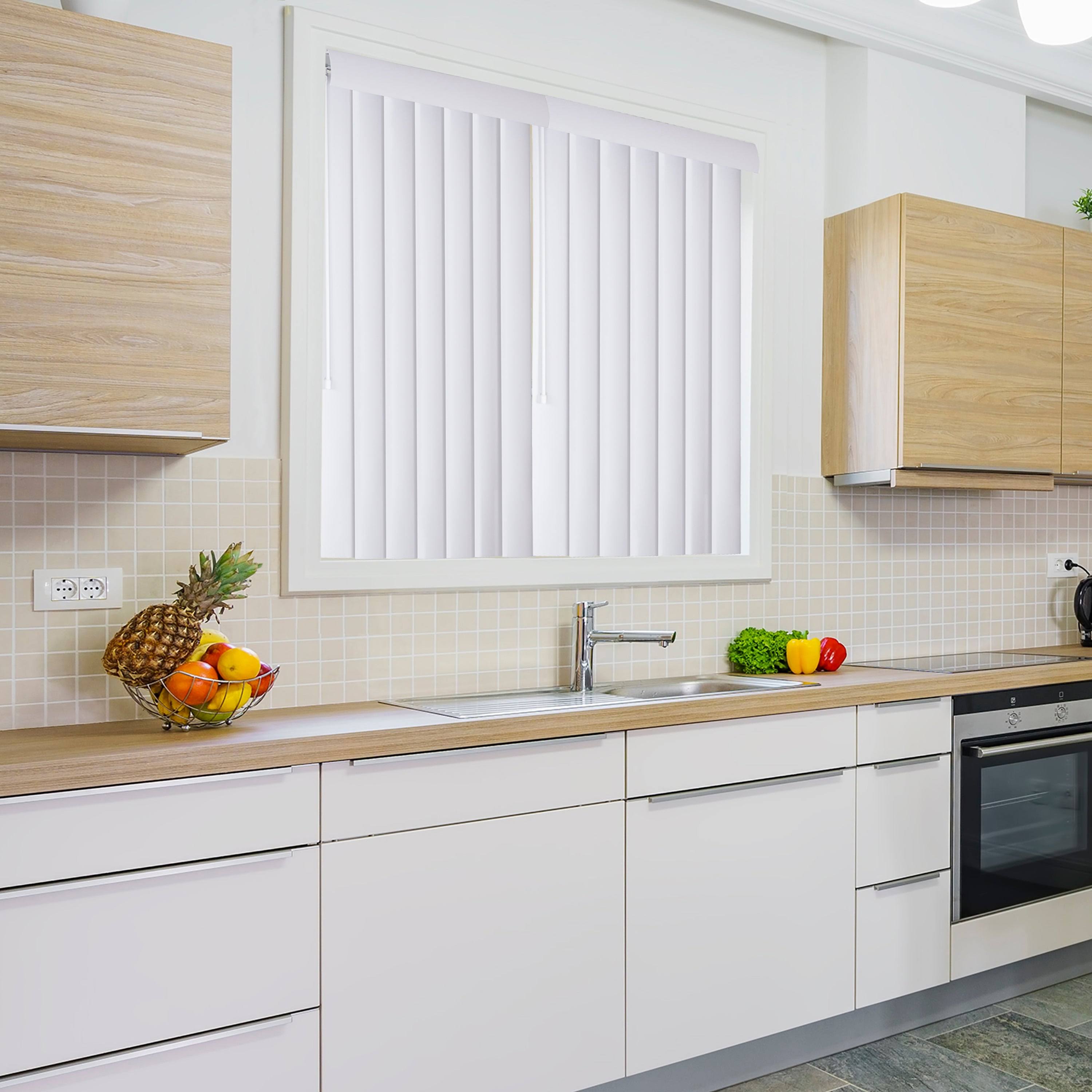 3.5x22 Room Darkening Vertical Blind - 59x22 W x 36x22 L - White