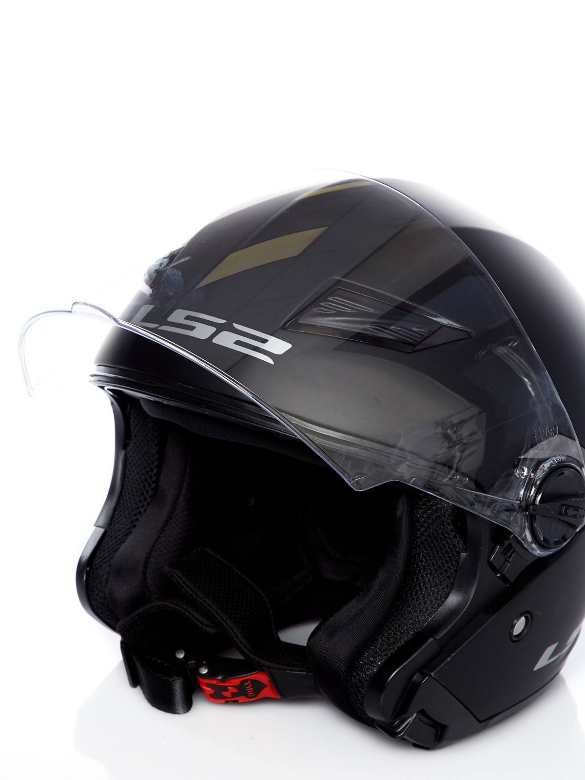 LS2 OF569 Track Jet Helmet, Black, Size XL