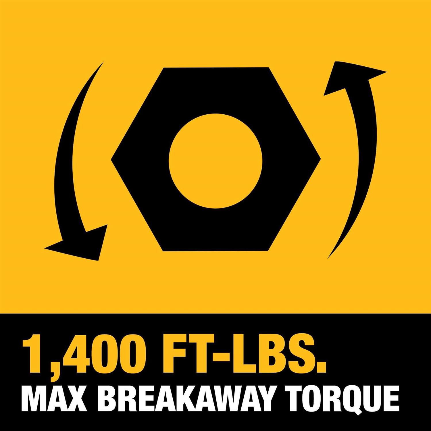 DeWalt 20V MAX XR 1/2 In. High Torque Impact Wrench with Hog Ring Anvil DCF900B - Shop Hardware Tools Online Store