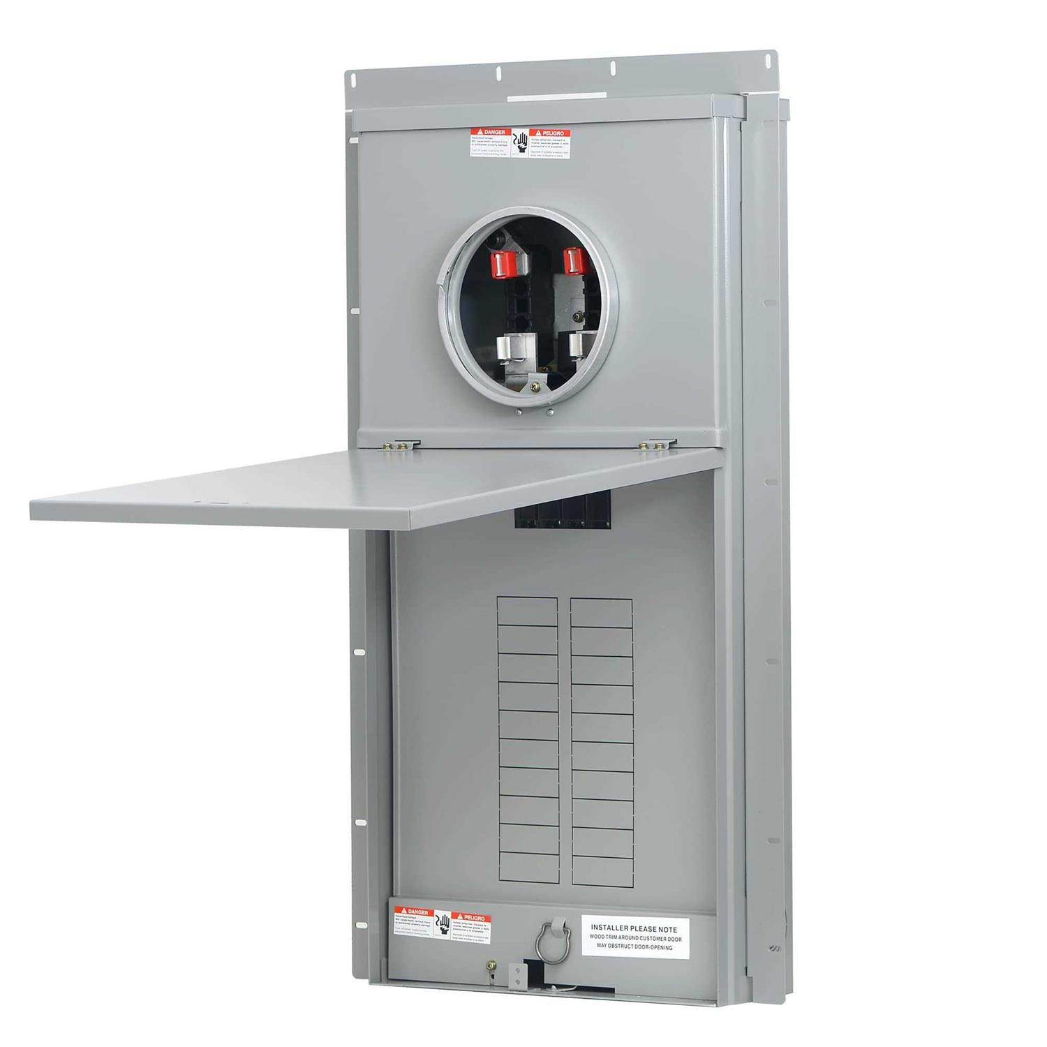 Upgrade Your Electrical System with MC2040B1200S 20 Space 40 Circuit 200 Amp Meter Load Center Combination - Shop Hardware Tools Online Store