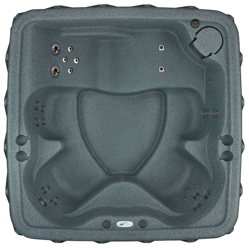 Aquarest Spas Powered By Jacuzzi® AR-500 Premium 5-Person 29-Jet Plug And Play with Ozonator - LED waterfall -2hp pump - Graystone