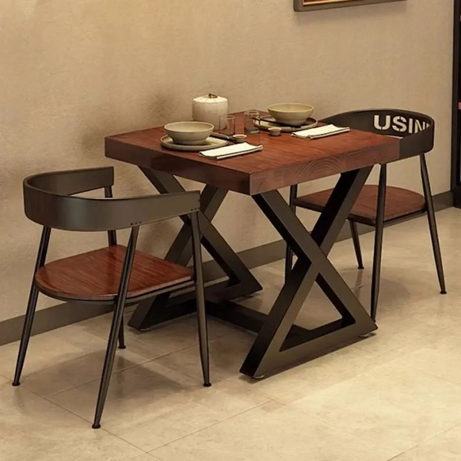 Design Minimalist Dining Table Rectangle Waterproof Luxury Modern Dining Table Nordic Relaxing Comedor Living Room Furniture
