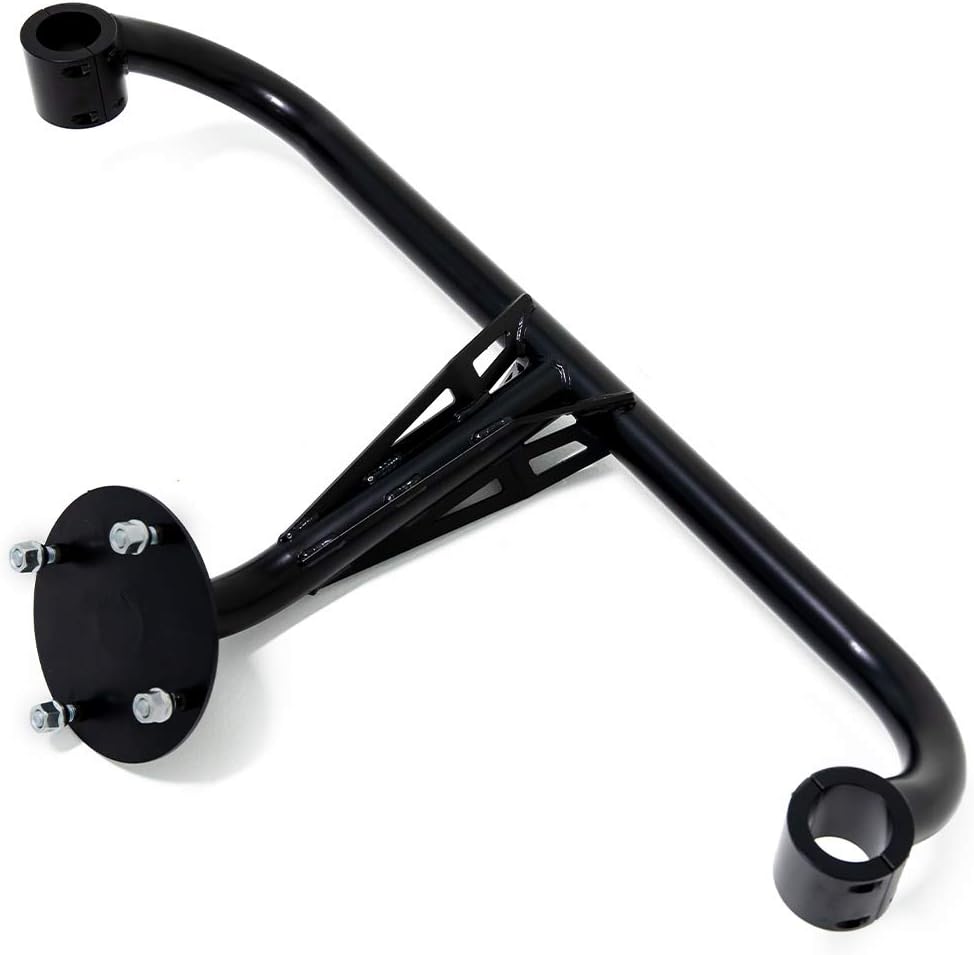 SuperATV Spare Tire Carrier for 2020+ Polaris RZR PRO XP (2-seater only) | Satin Black | Fits Up to 34” Tire with OEM Roof, 37 Tire with SuperATV Roof | Accommodates tires up to 65 pounds