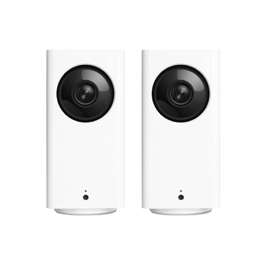 Wyze 1080p Cam Pan/Tilt/Zoom Wi-Fi Indoor Smart Home Camera, Night Vision, 2-Way Mic, Alexa Ready, 14-Day Cloud (2-Pack), White
