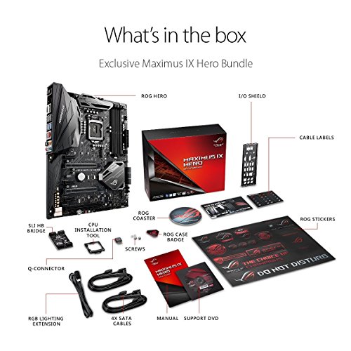 ASUS ROG Maximus IX Hero LGA1151 DDR4 DP HDMI M.2 ATX Motherboard