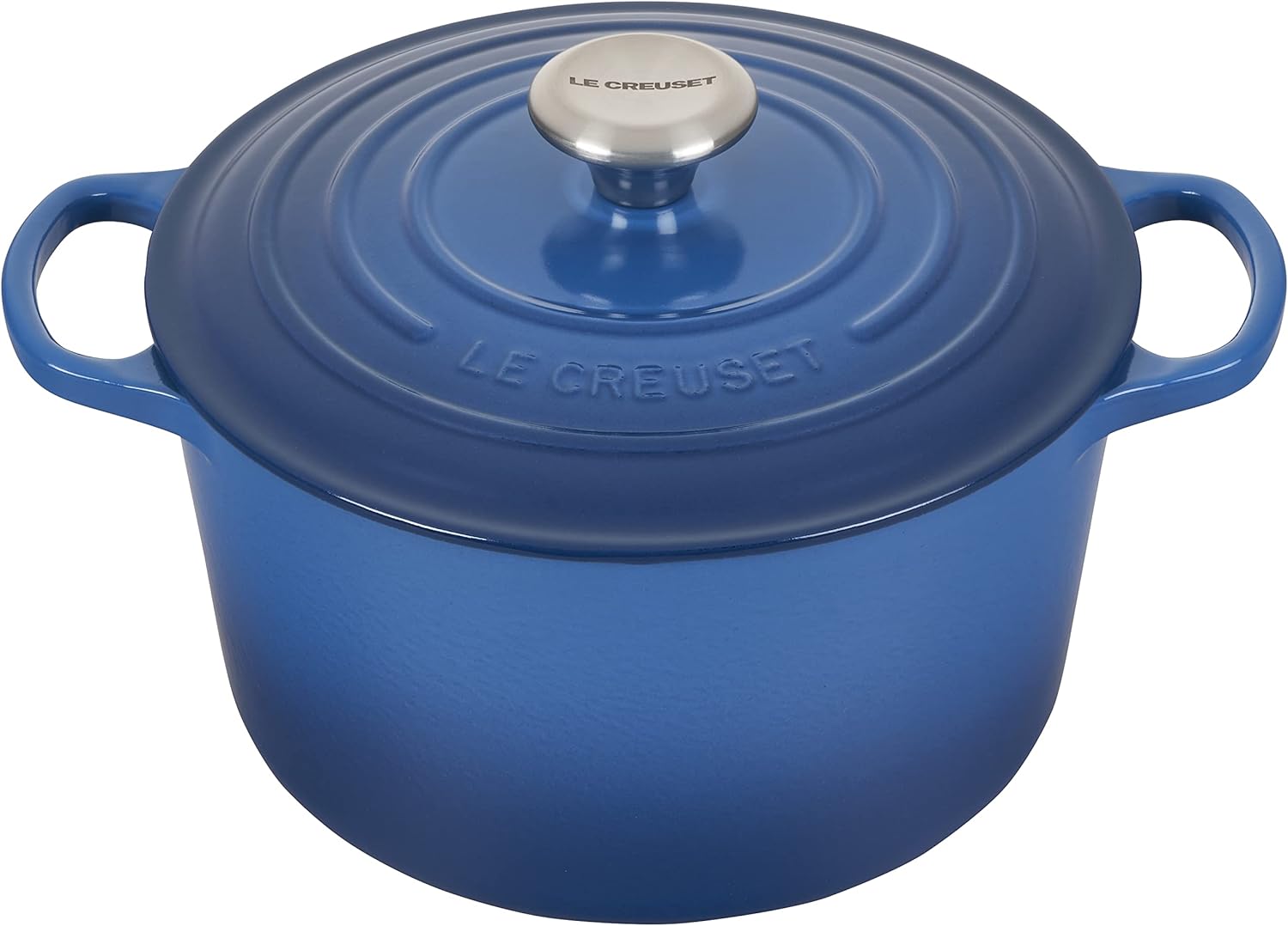 Le Creuset Enameled Cast Iron Signature Deep Round Oven, 5.25qt., Cerise