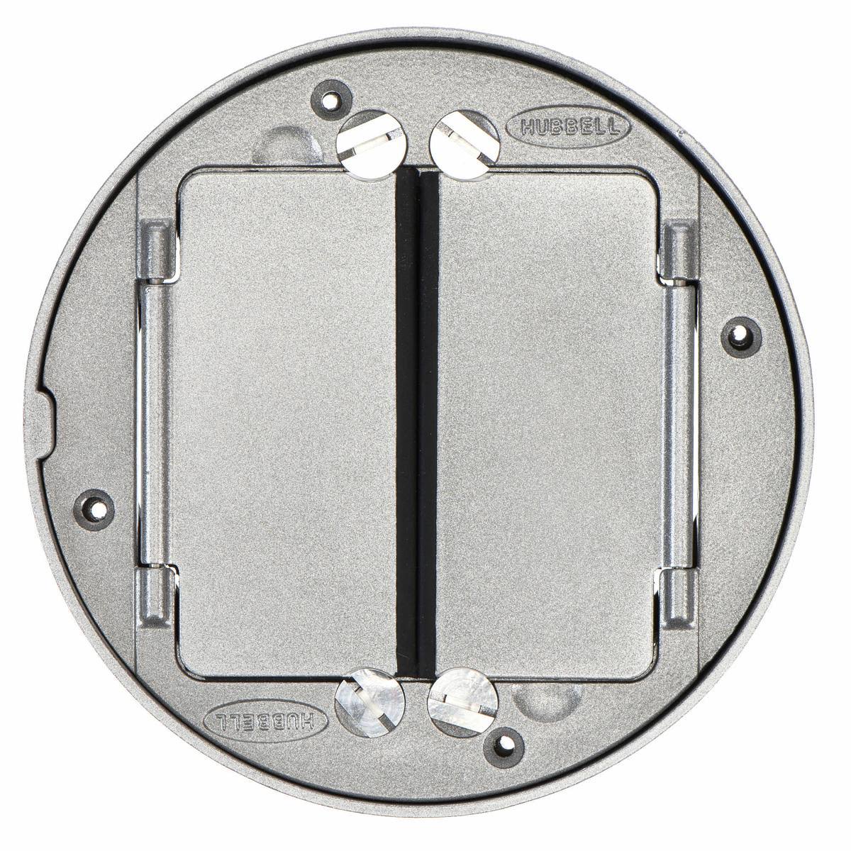 Hubbell WIRING Device-Kellems S1TFCAL Floor Box Cover Tile Flange,Aluminum