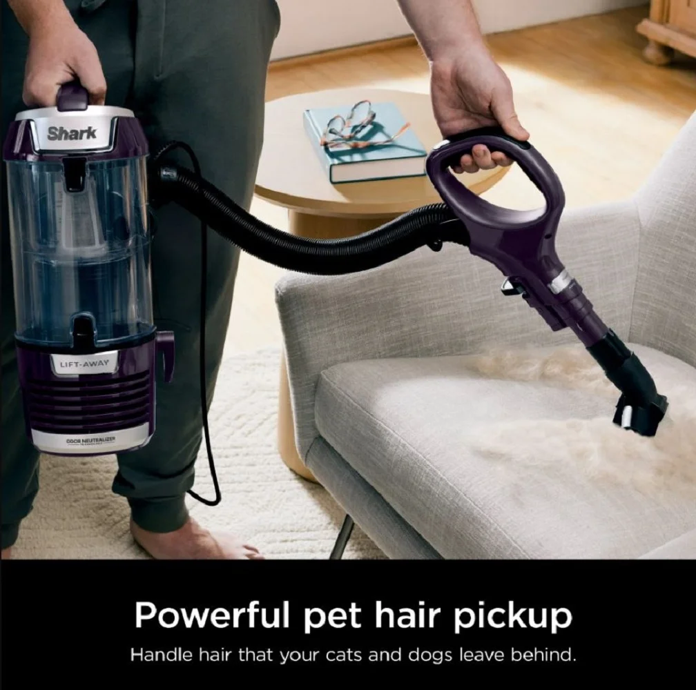 Open Box Shark ZD550 Lift-Away Upright Vacuum with PowerFins HairPro & Odor Neutralizer Technology, Anti-Allergen Seal & HEPA Filter