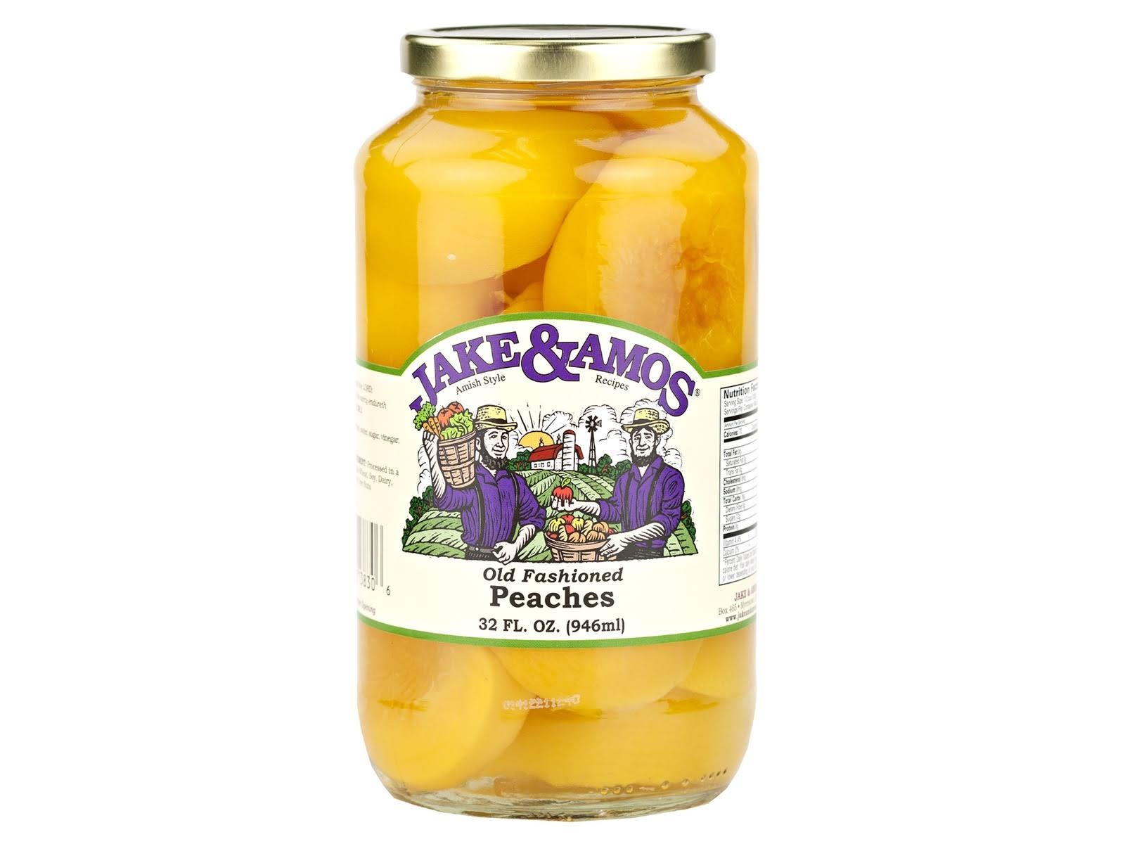 Jake Amos Ja Peach Halves 12/33oz, 445950, Price/Case
