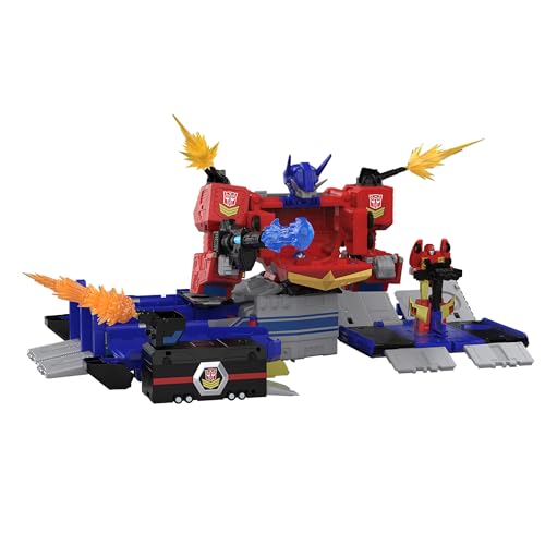 Transformers Age of The Primes Titan Class The Thirteen Star Optimus Prime, 15-inch Converting Action Figure, Robot Toys for Ages 15+