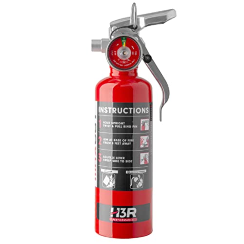 MaxOut Dry Chemical Car Fire Extinguisher - 1.0 lb. Black(MX100B)