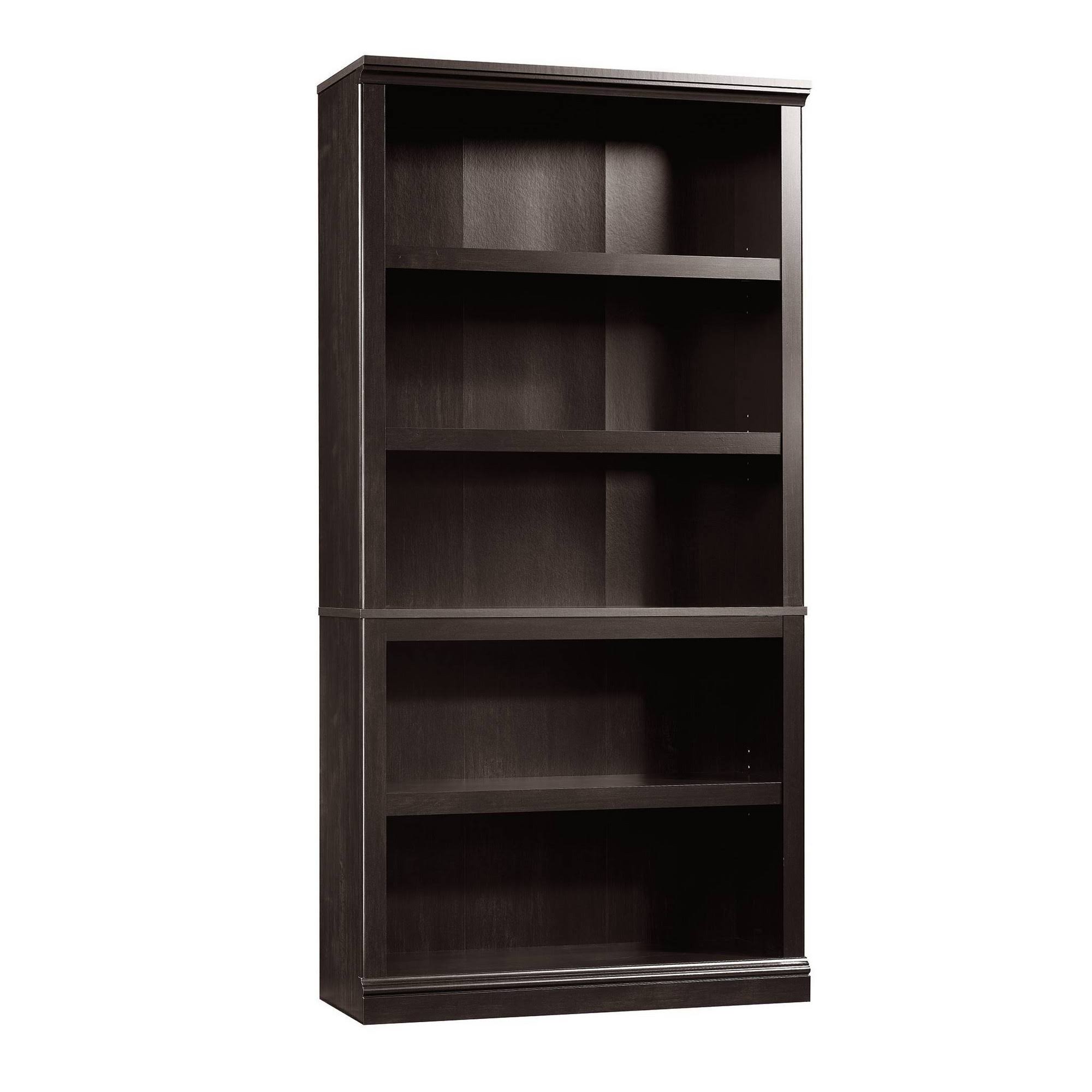 Sauder Select 5-Shelf Bookcase, Estate Black