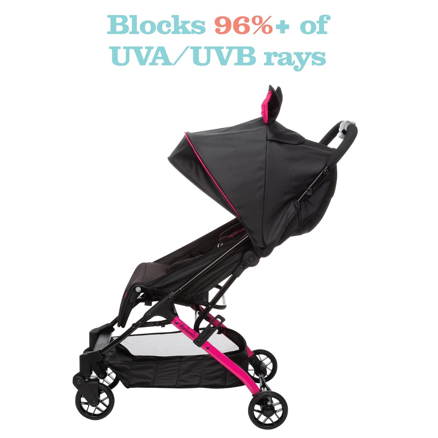 Disney Minnie Mouse Teeny Ultra Compact Stroller, Let's Go Minnie!