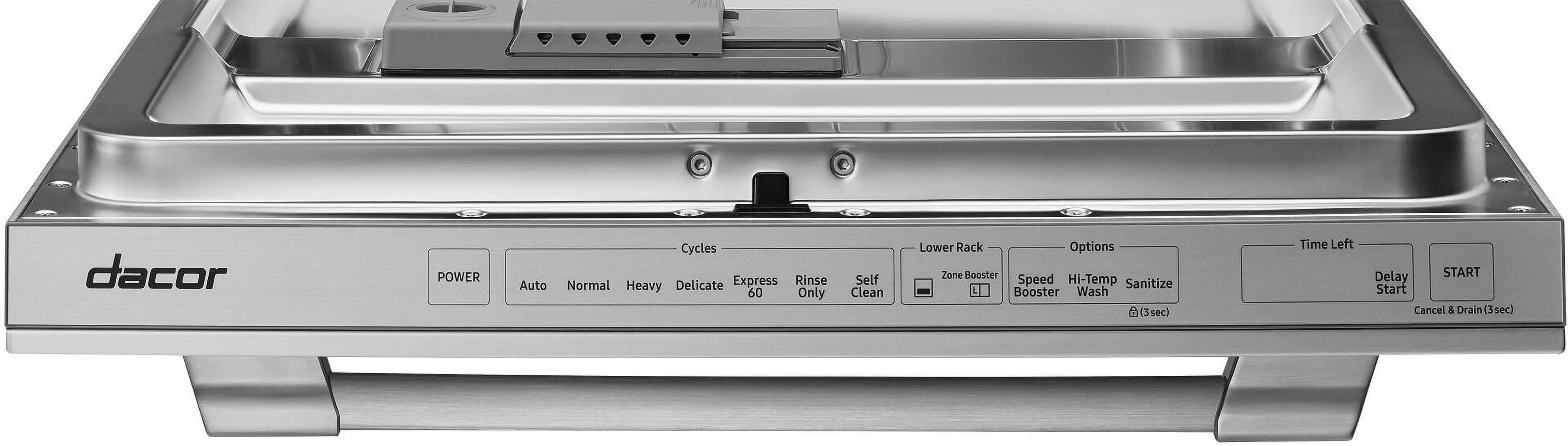 Dacor Ddw24t99 24" Wide 14 Place Setting Energy Star Rated Built-In Top Control Dishwasher